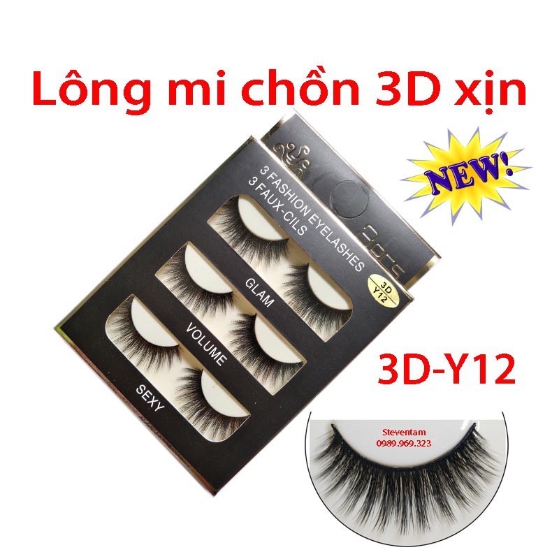 Lông mi chồn 3D mã số Y12