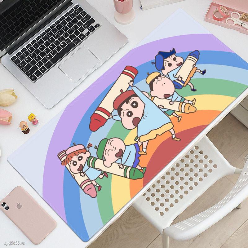 Tấm lót chuột và bàn phím cỡ lớn in hình Shin-Canh đáng yêu