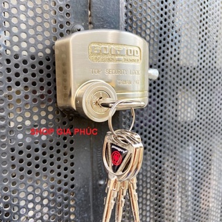 Ổ Khóa Good Chụp Pát Cửa Chìa Hỏa Tiễn - Chống Cắt Toàn Diện, Chìa Xịn Màu Vàng, Bảo Mật