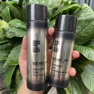 Dầu gội xả phục hồi & chăm sóc tóc từ hợp chất kim cương Label.m Diamond Dust 250ml/200ml