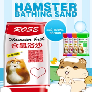 Cát tắm thơm cho Hamster 4 mùi hương lavender, rose, green apple, lemon