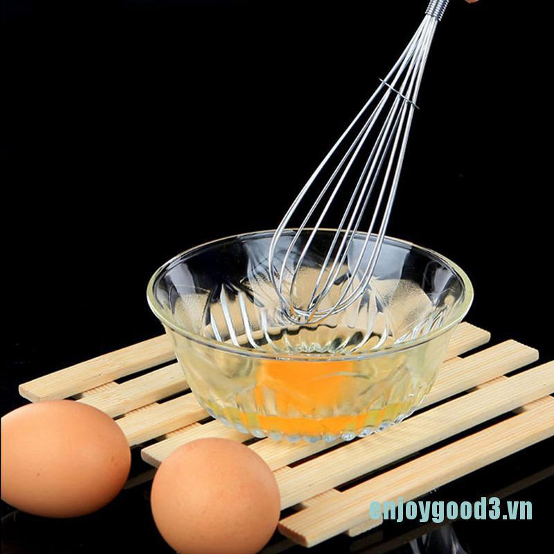 Cây Đánh Trứng Cầm Tay Bằng Thép Không Gỉ 15.24Cm