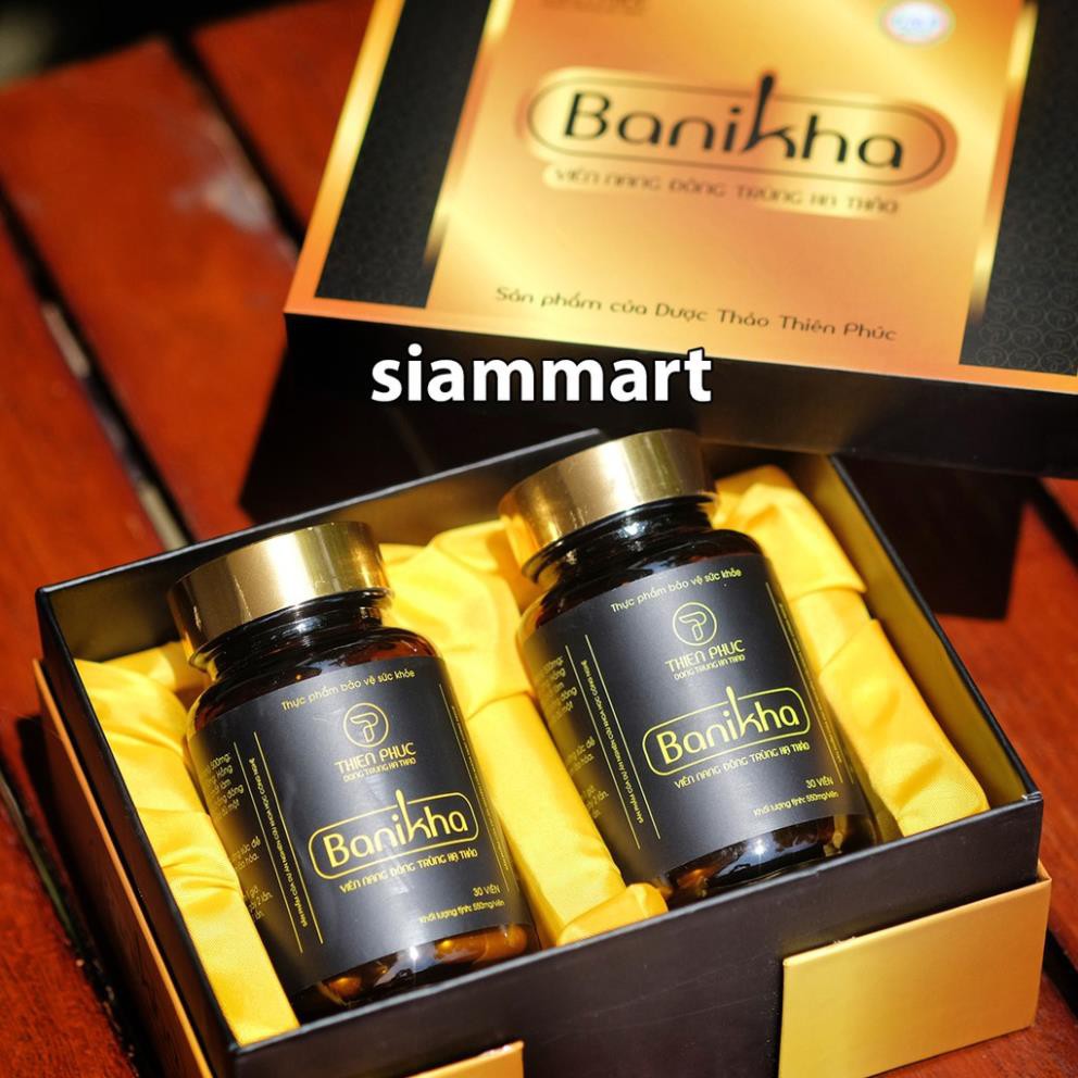 [Chính hãng] Viên Nang Đông Trùng Hạ Thảo Banikha Thiên Phúc hộp 2 lọ 60 viên | BigBuy360 - bigbuy360.vn