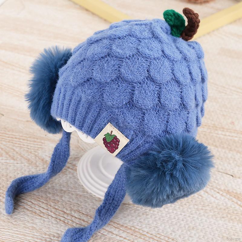 Mũ Trùm Đầu Đính Bóng Lông Thú Đáng Yêu Cho Bé