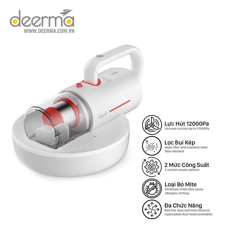 (*)GIAO HỎA TỐC Máy Hút Bụi Giường Nệm Xiaomi Deerma CM1900 KHÔNG DÂY CẦM TAY CHÍNH HÃNG