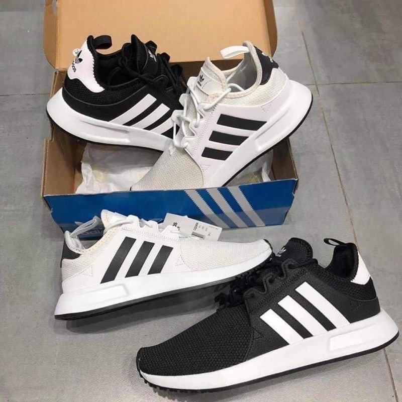 Giày thể thao Sneaker Adidas XPLR màu Đen sọc Trắng