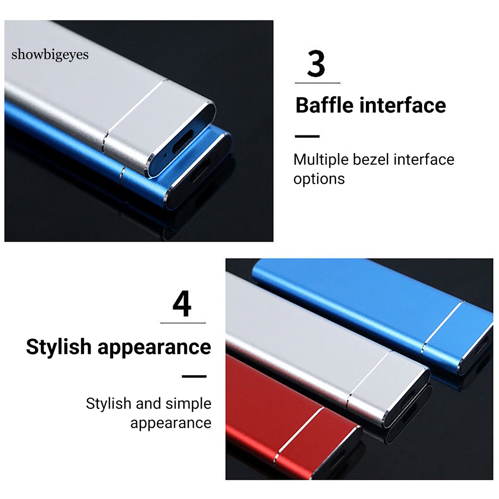 Hộp đựng ổ cứng ngoài HDD 4 màu USB 3.1 Type-C cho PC