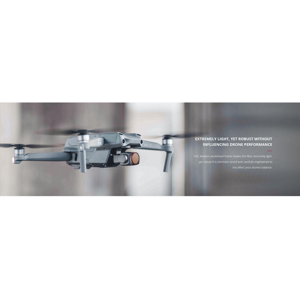 Filter UV DJI Mavic Air 2S – PGYtech - Hàng chính hãng - Giảm thiểu tia UV đi trực tiếp vào camera.