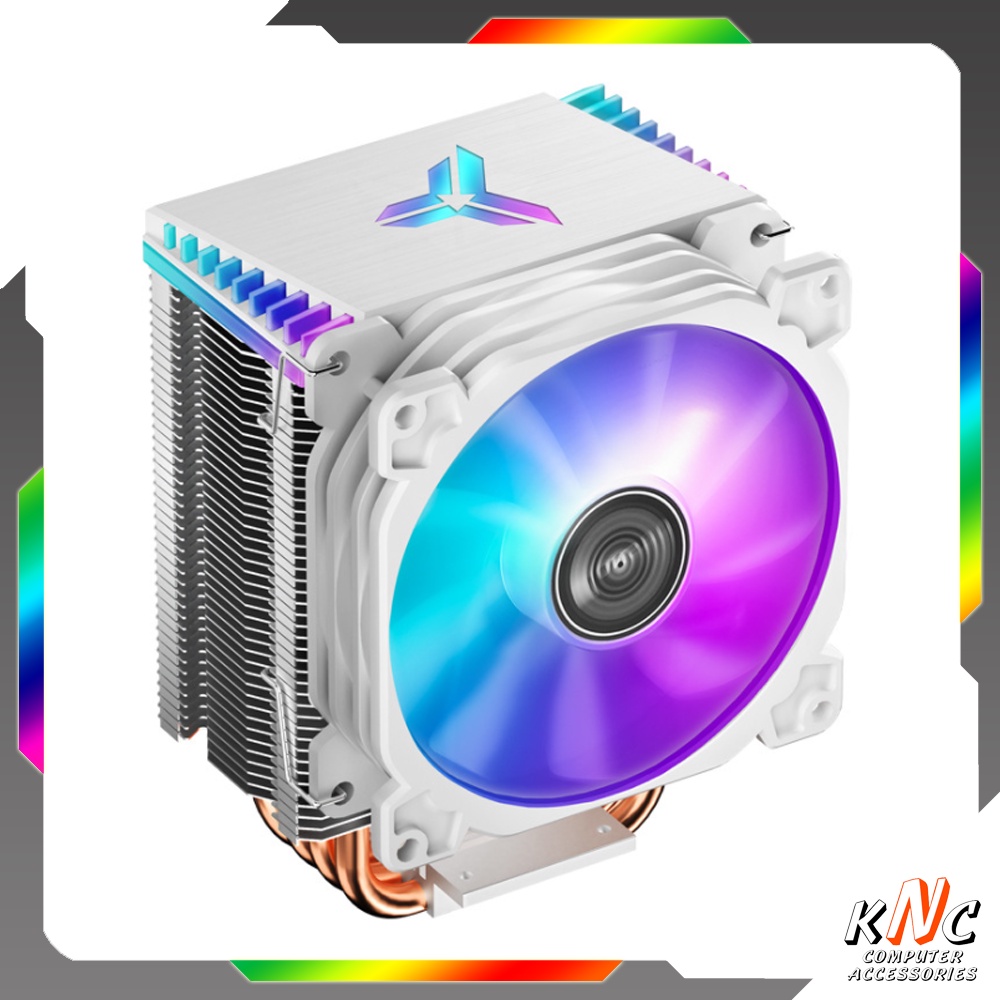Quạt Tản Nhiệt CPU Jonsbo CR-1400 Màu Trắng Led RGB Tự Đảo Màu 4 Ống Đồng - Hàng Fullbox