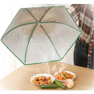 Lồng bàn giữ nhiệt thức ăn 6 cạnh gấp gọn siêu tiện lợi