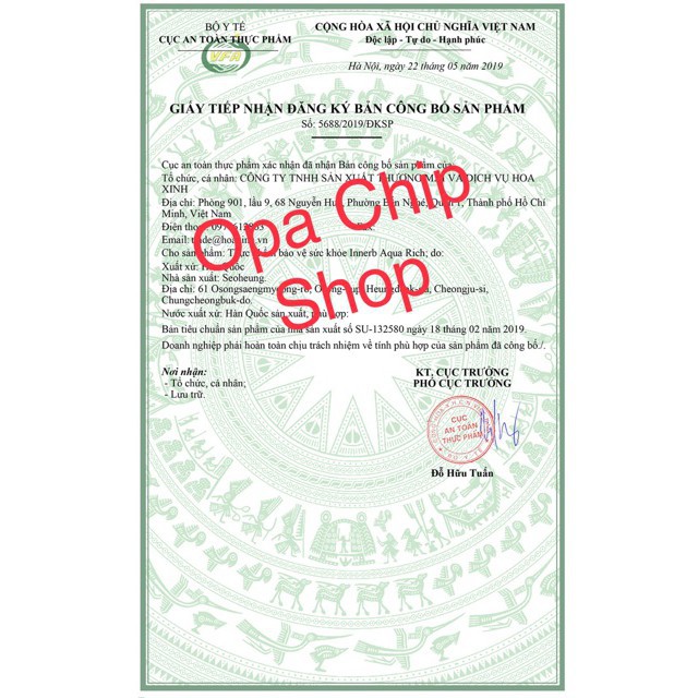 Viên cấp nước và Collagen Innerb Aqua Rich 70 viên