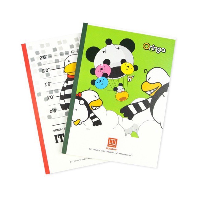 Vở kẻ ngang Hồng Hà 200 trang Study Oringa 1437