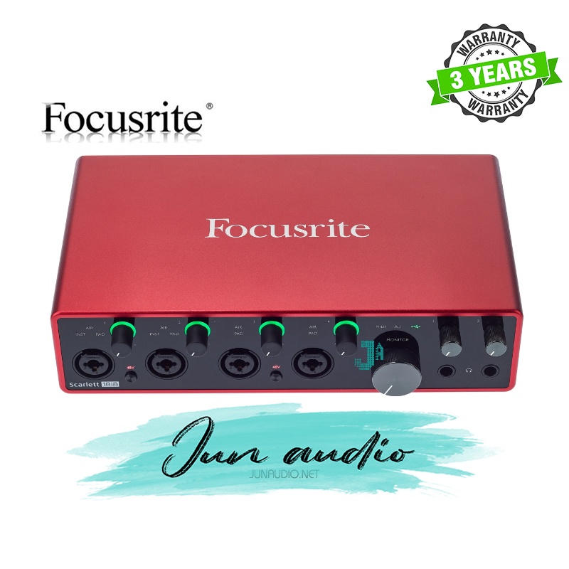 HCM Sound card âm thanh Focusrite Scarlett 18i8 USB Audio Interface 3rd gen thumbnail