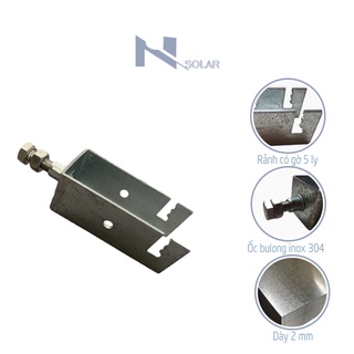Sl50-Pat U kẹp pin năng lượng mặt trời- solar panel 30x60-sl 50 bộ
