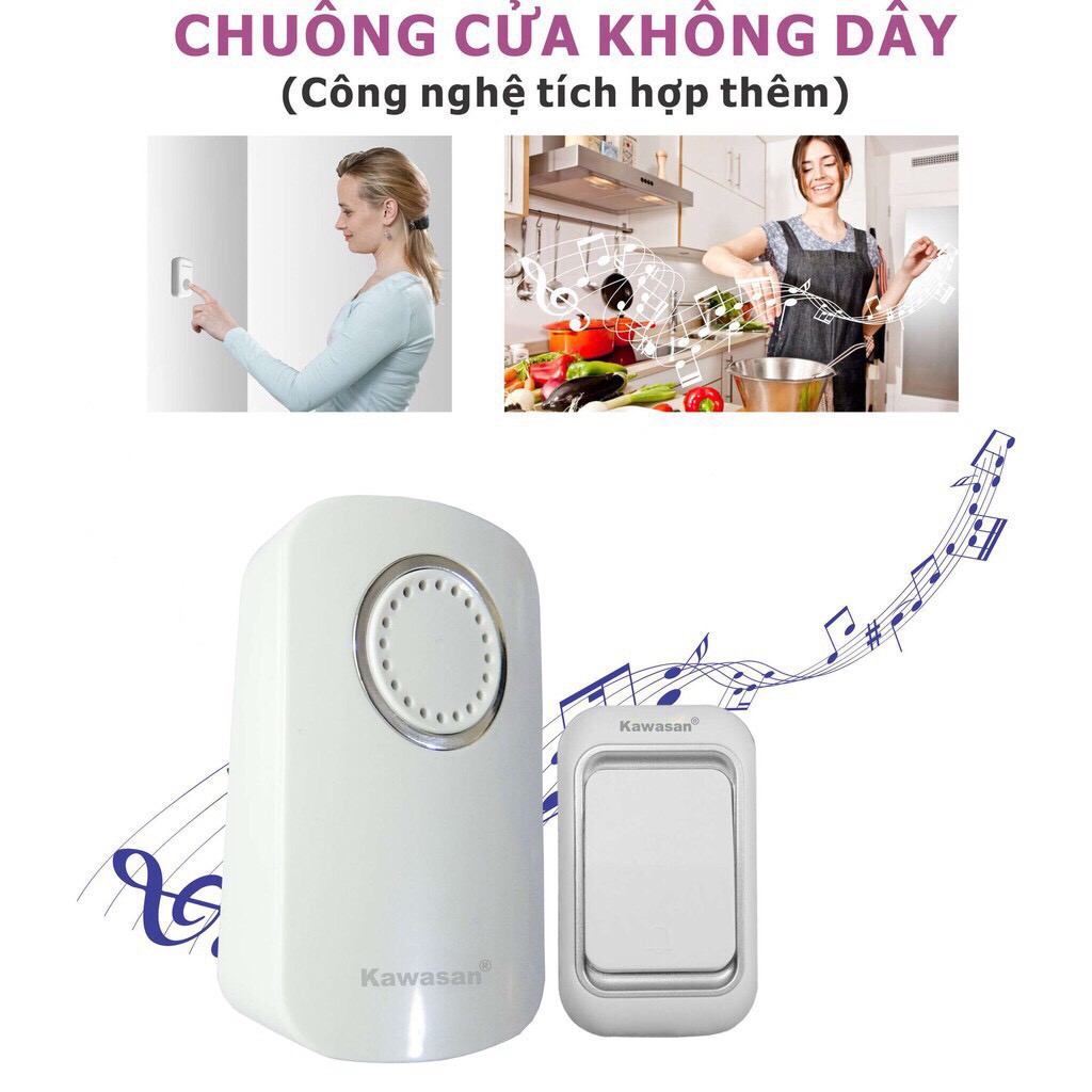 CHUÔNG CỬA KHÔNG DÂY DB668B kawaled