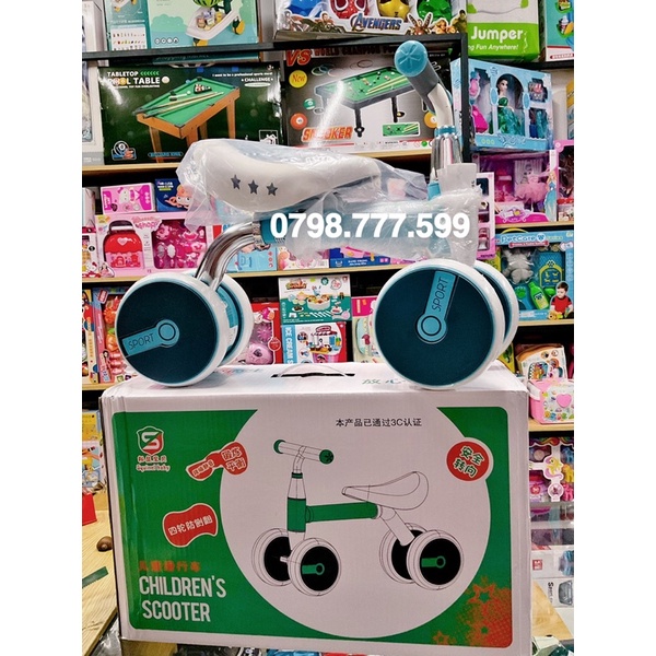 Xe chòi chân cao cấp Squirrel Sport Full Hộp sịn sò