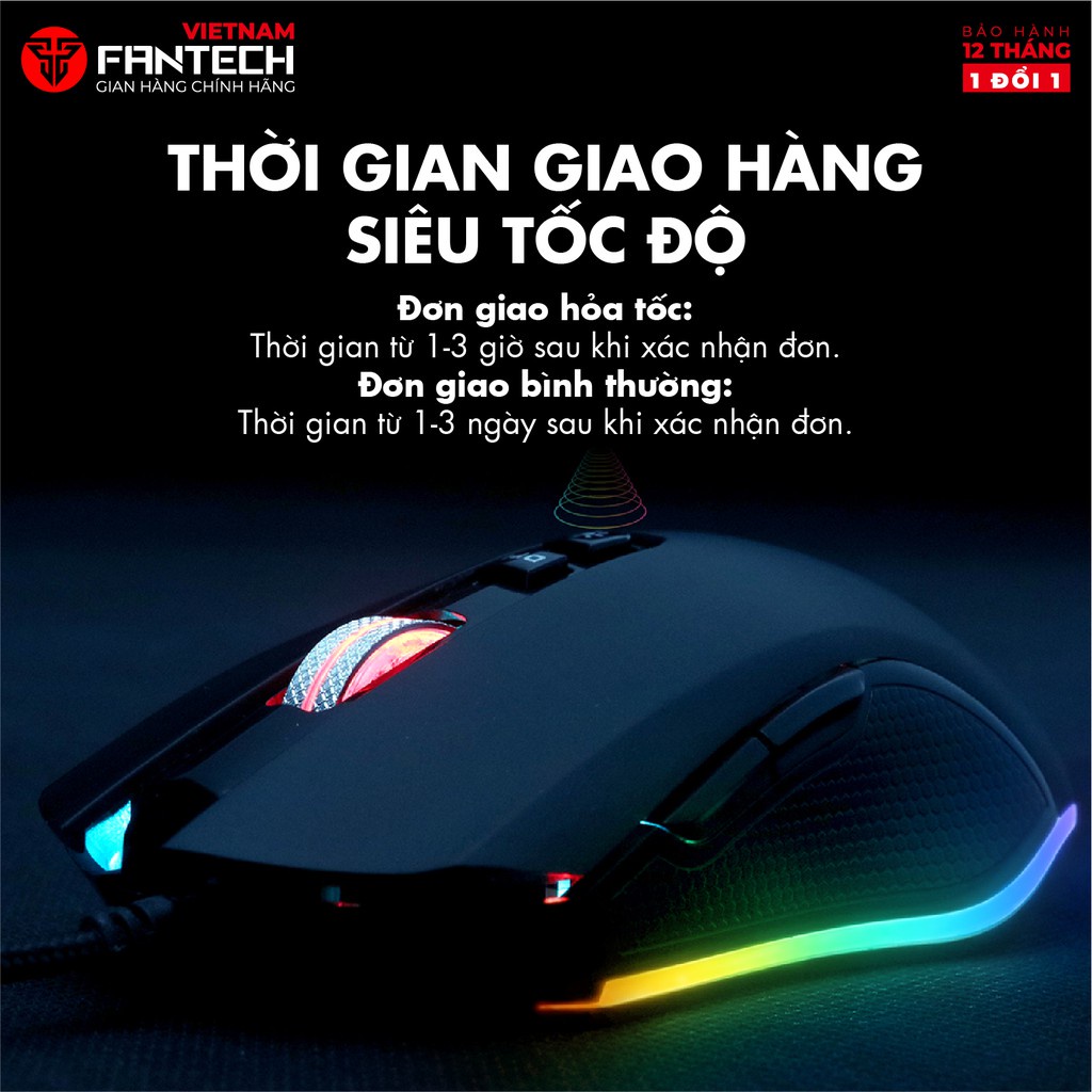 Chuột Gaming Fantech ZEUS X5S ( LED Chroma + phần mềm riêng )