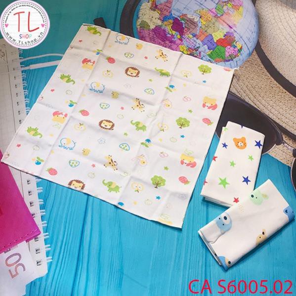 Khăn sữa cho bé - Set khăn sữa hình động vật xinh xắn - Đồ dùng cho bé