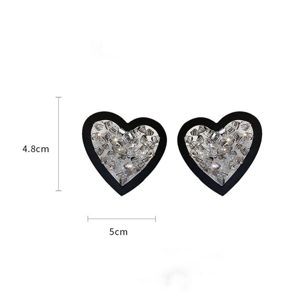 Khuyên Tai Dạng Hạt Trong Suốt Sang Trọng Cho Nữ|Khuyên Tai Acrylic Phong Cách Hàn Quốc