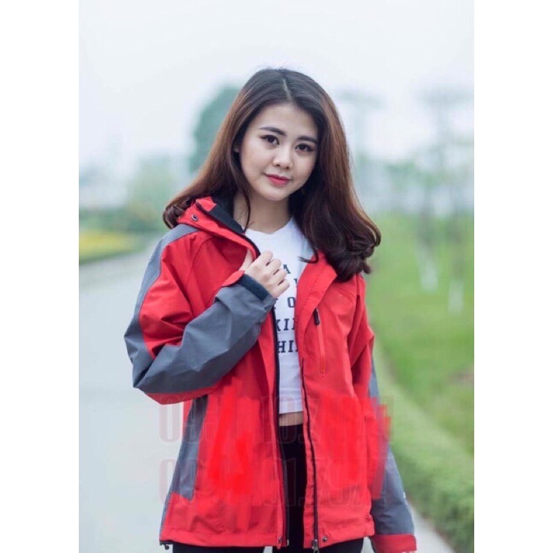 Áo gió nam nữ 2 lớp đi phượt (chống nước )