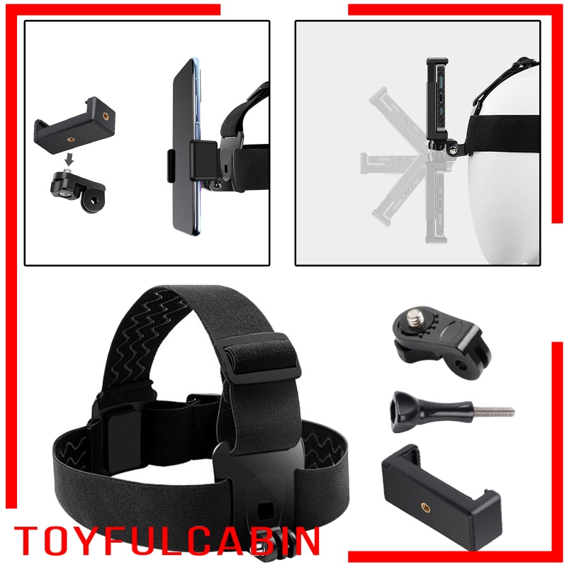 Dây Đeo Đầu Có Thể Điều Chỉnh Cho Điện Thoại / Máy Ảnh Thể Thao