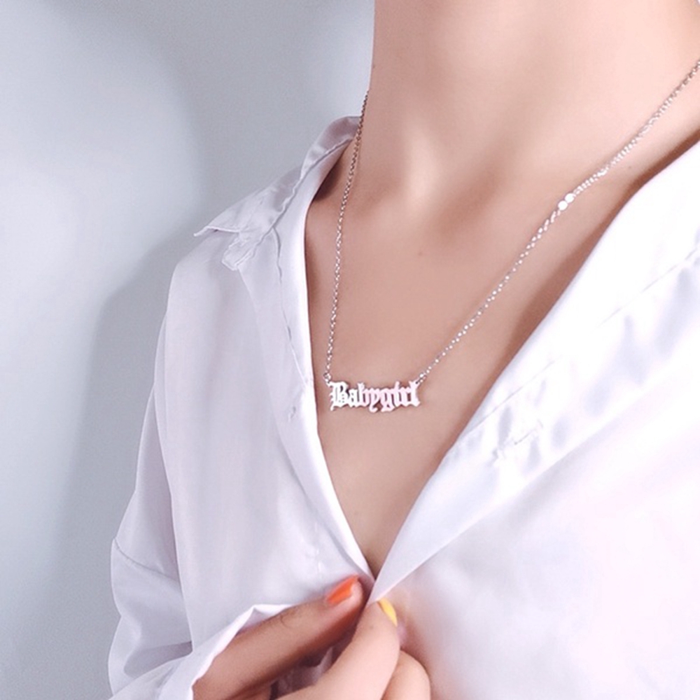 Vòng cổ Thép Không Gỉ Thời Trang Đáng Yêu Dành Cho Nữ