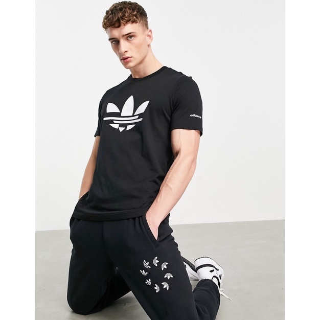 [Hàng store đủ tag] Áo thun thể thao tay ngắn Adidas ADICOLOR SHATTERED TREFOIL TEE