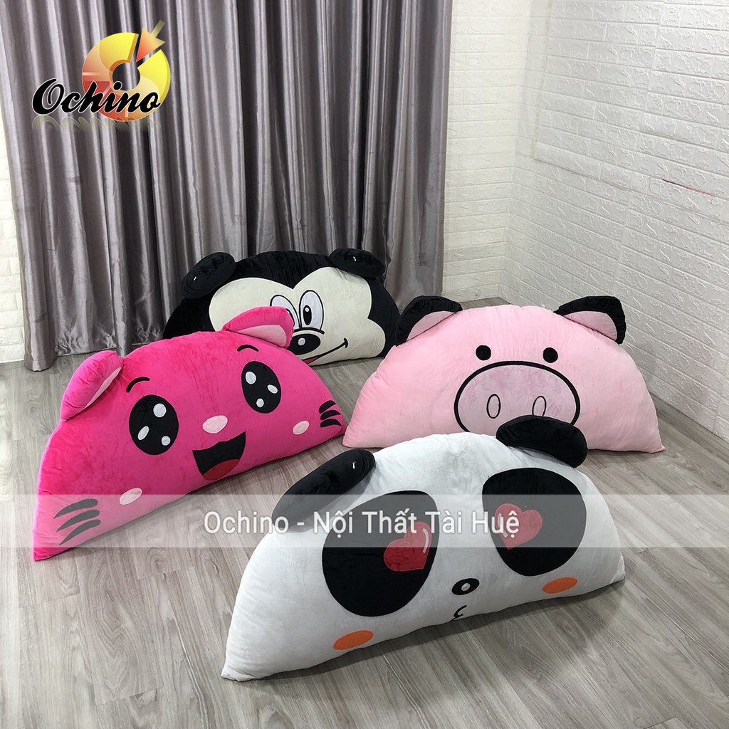 Gối Tựa Đầu Giường Hình Thú Dễ Thương Mẫu mới 2021 (Hàng handmade cao cấp có sẵn, Hình Thật shop chụp)