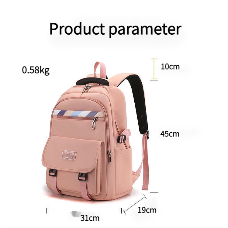 Balo nữ hàn quốc Chống thấm Trung học Balo Đựng Laptop 15.6 Inches