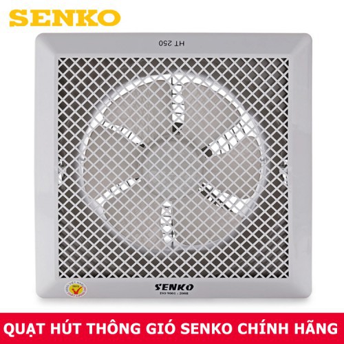 [TB02] Quạt hút tường, hút âm trần 40W Senko H250 - HT250