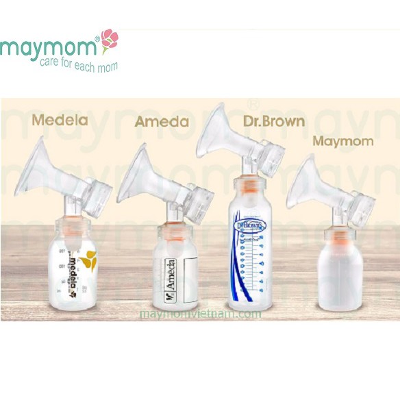 Cổ Nối Phễu Maymom Myfit Loại Cổ Hẹp, Tương Thích Phễu Hút Sữa Medela, Pumpin, Lacteck, Mini Pum, Pumpa, Silicon