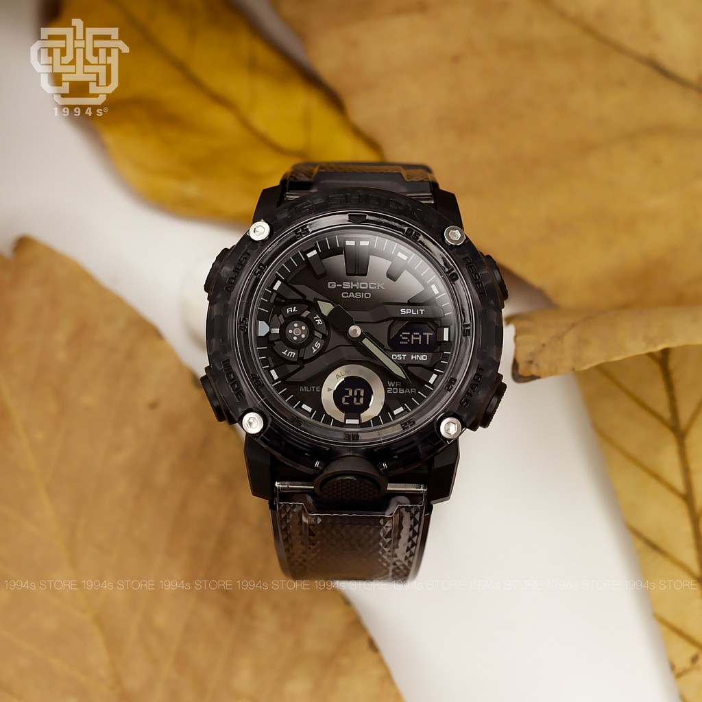 Đồng hồ nam Casio G-SHOCK GA-2000 / GA-2000SKE-8A chống va đập chính hãng