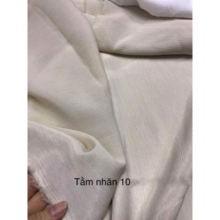 Vải tằm nhăn đủ màu