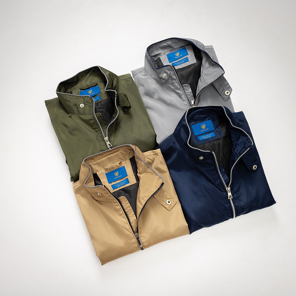 Áo Khoác Gió Jacket Musland AGOL01 - Áo Khoác Jacket Nam Chống Tia UV, Chống Nước Cực Tốt