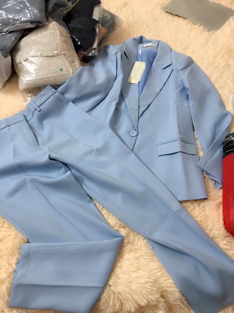 BỘ VEST NỮ DÁNG DÀI kèm ảnh thật | BigBuy360 - bigbuy360.vn