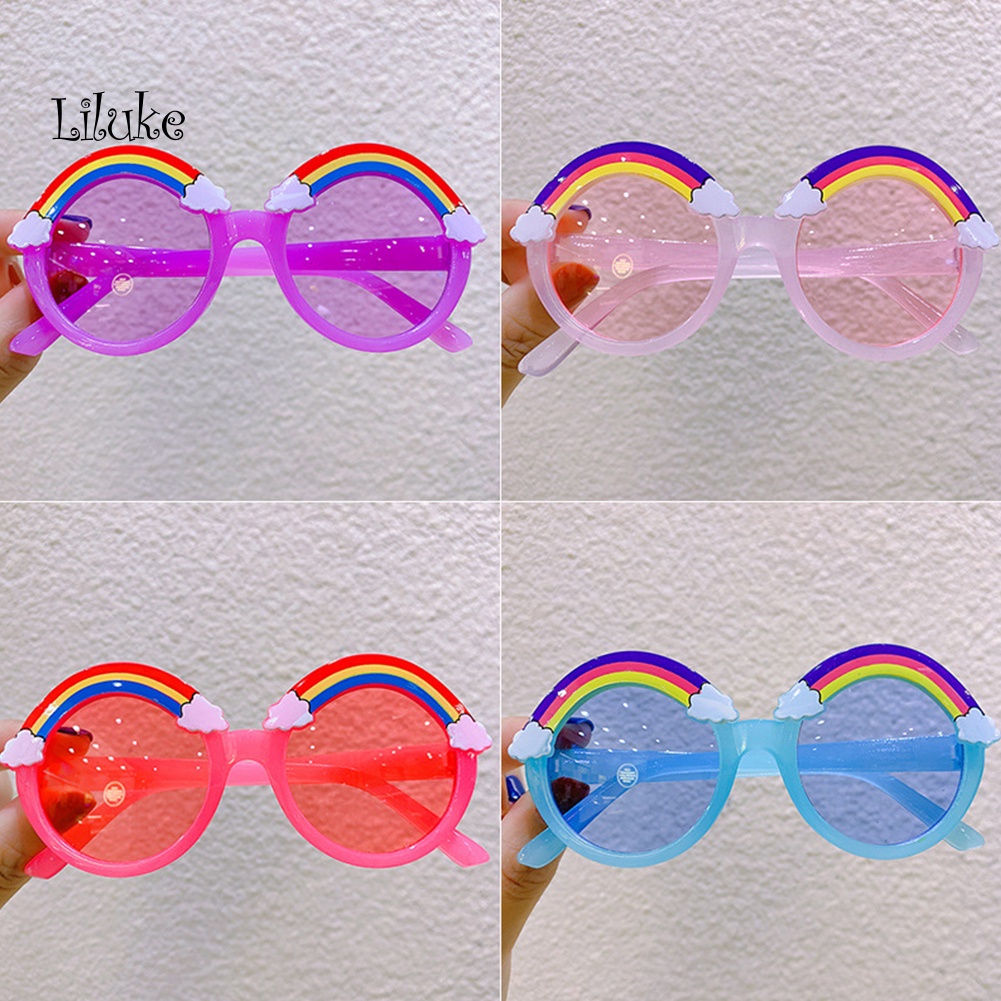 Kính Mát Gọng Tròn Chống Tia UV Thời Trang Cho Bé