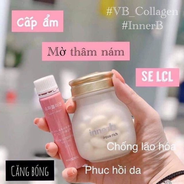 Viên uống cấp nước InnerB  Aqua Rich