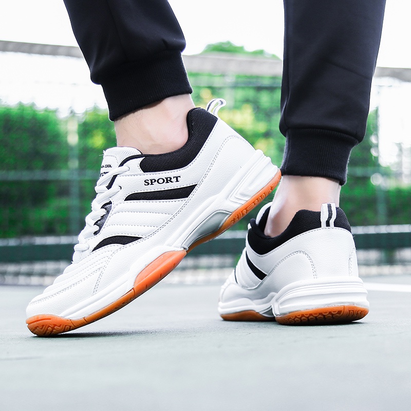 Giày Thể Thao Chơi Cầu Lông / Tennis Chống Trượt Cỡ Lớn 38-48 Chuyên Nghiệp