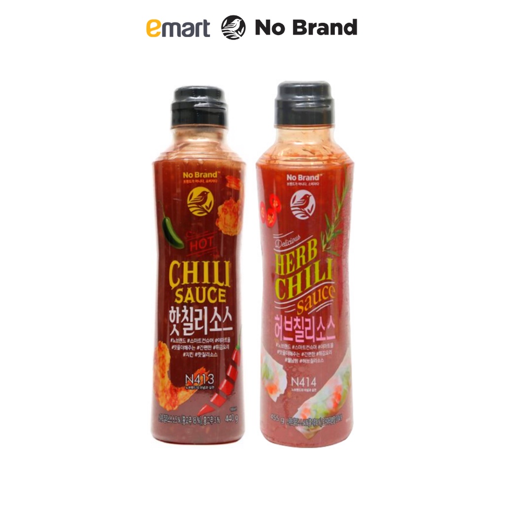 Sốt Tương Ớt Dùng Chấm Món Ăn No Brand Chai 450g - Emart VN