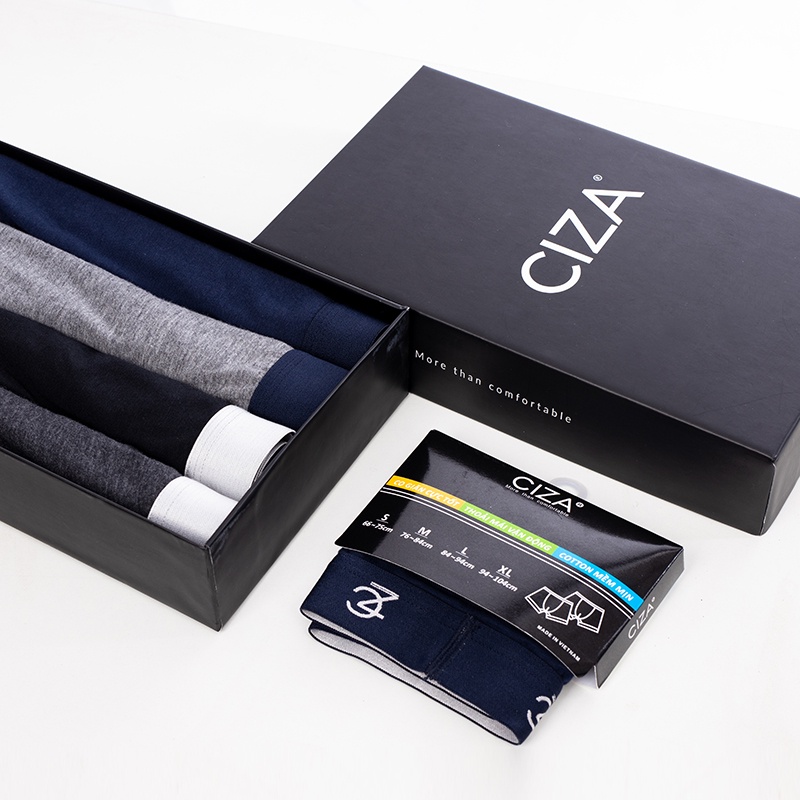 Quần boxer nam CIZA chất cotton mát mềm mịn thời trang nam tính dành cho phái mạnh QLDR01