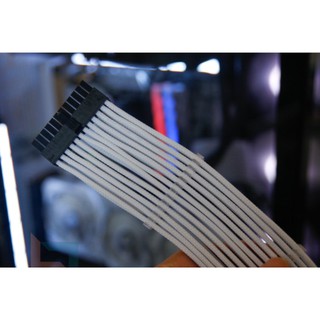Dây nối dài nguồn bọc lưới Trắng 24 Pin/ 8 Pin/ 6 Pin