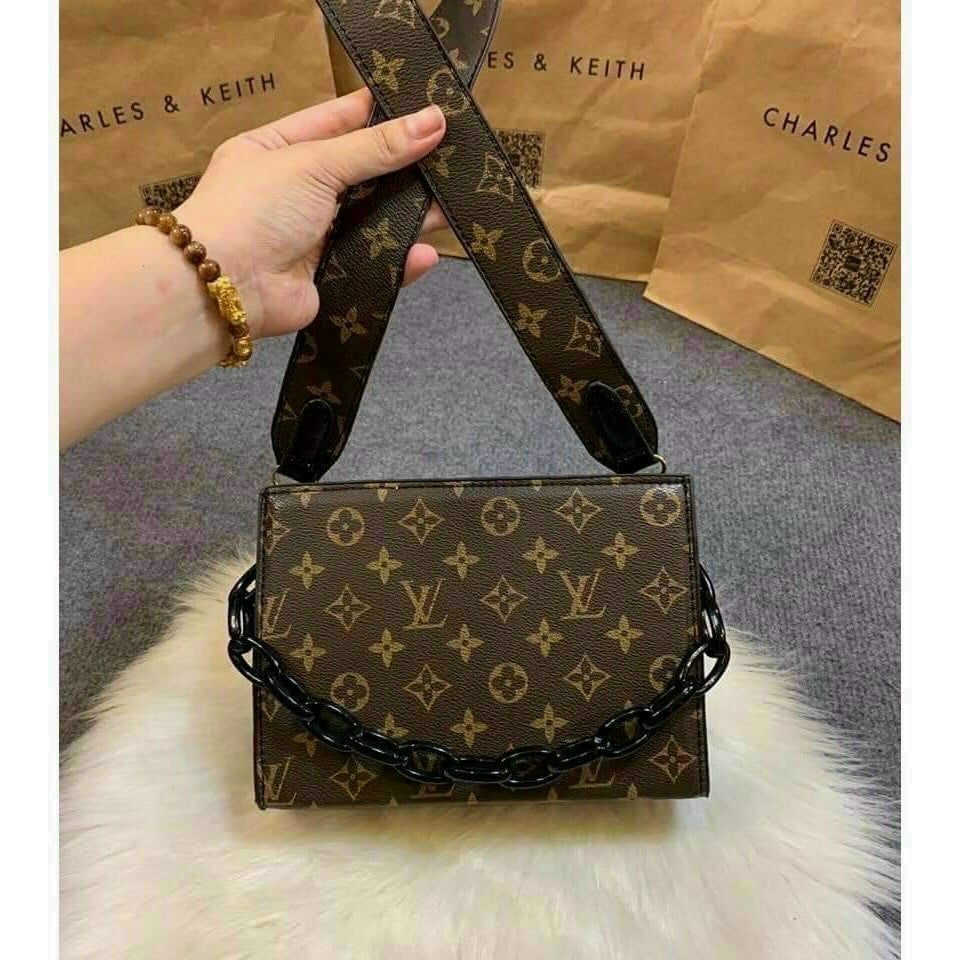 TÚI XÁCH ĐEO CHÉO SIÊU XINH LV DÂY XÍCH XÁCH TAY DÁNG VUÔNG