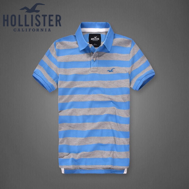 HOLLISTER Áo polo Tay Ngắn Thêu Hìnhhollister Thời Trang Mùa Hè Dành Cho Nam 2022