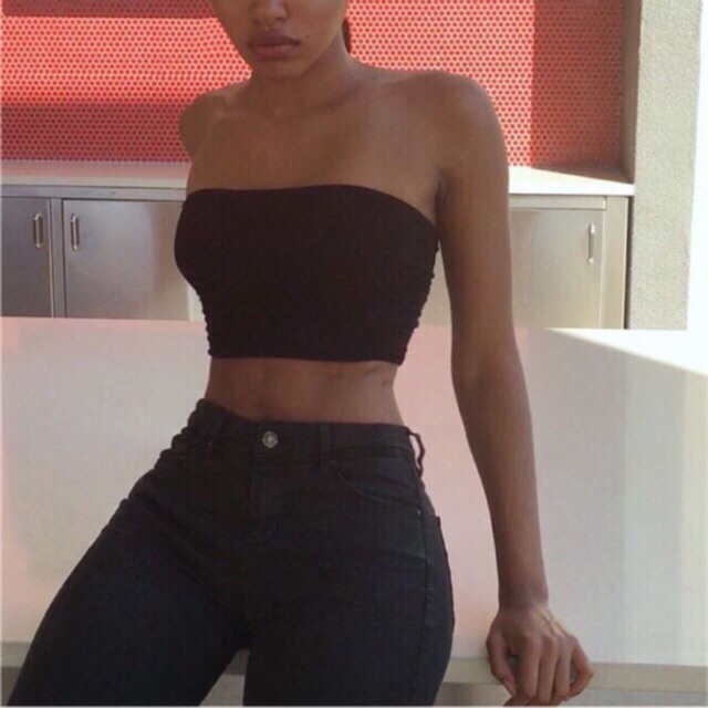 Áo ống croptop thun borip nhiều màu