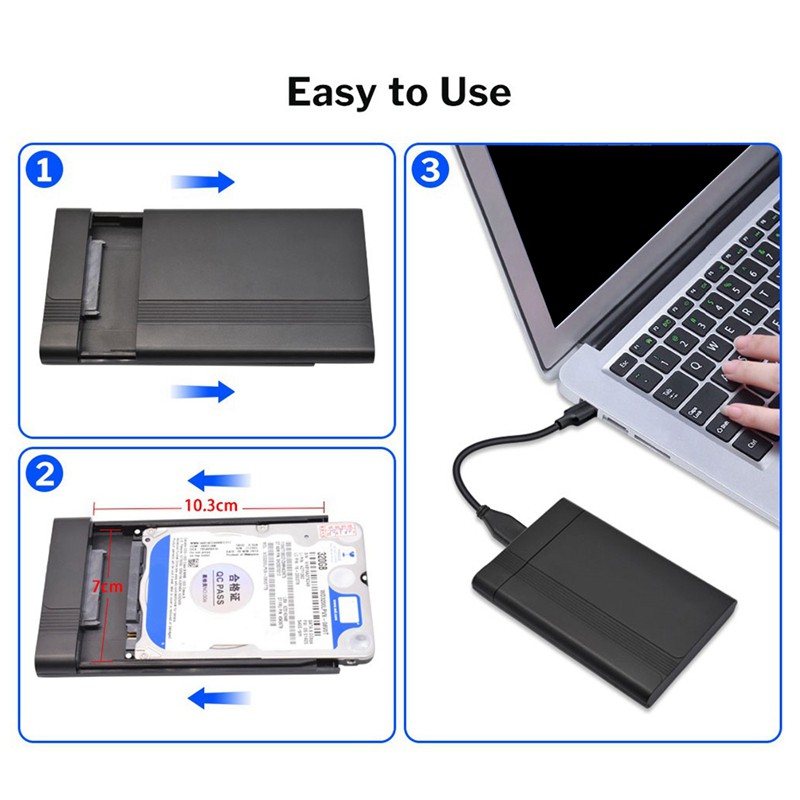 Hộp Đựng Ổ Cứng 2.5 Inch Sata Sang Usb 3.0 | BigBuy360 - bigbuy360.vn