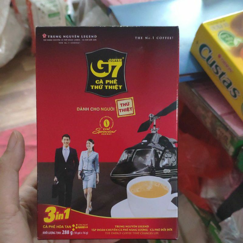 Cafe Trung Nguyên - cà phê G7 bịch 50 gói siêu tiện lợi