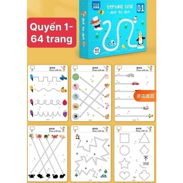 Đồ chơi giáo dục Tập tô vẽ thông minh xóa được kèm bút dạ - Giáo dục toàn diện Montessori