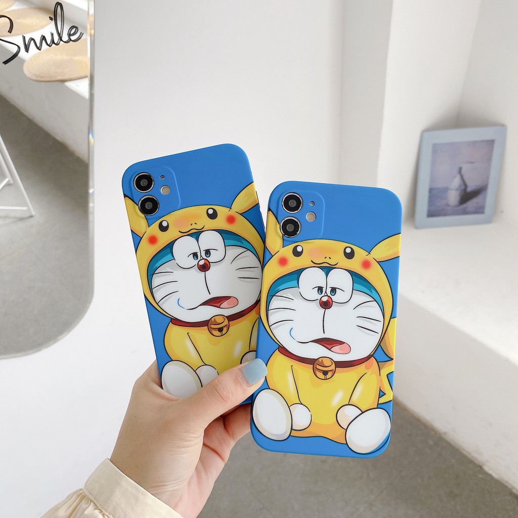 Ốp điện thoại IMD dẻo họa tiết Doraemon cho IPHONE 7/8/SE2 7+/8+ X/XS XSMAX 11 11PRO 11PROMAX 12 12MINI 12PRO 12PROMAX