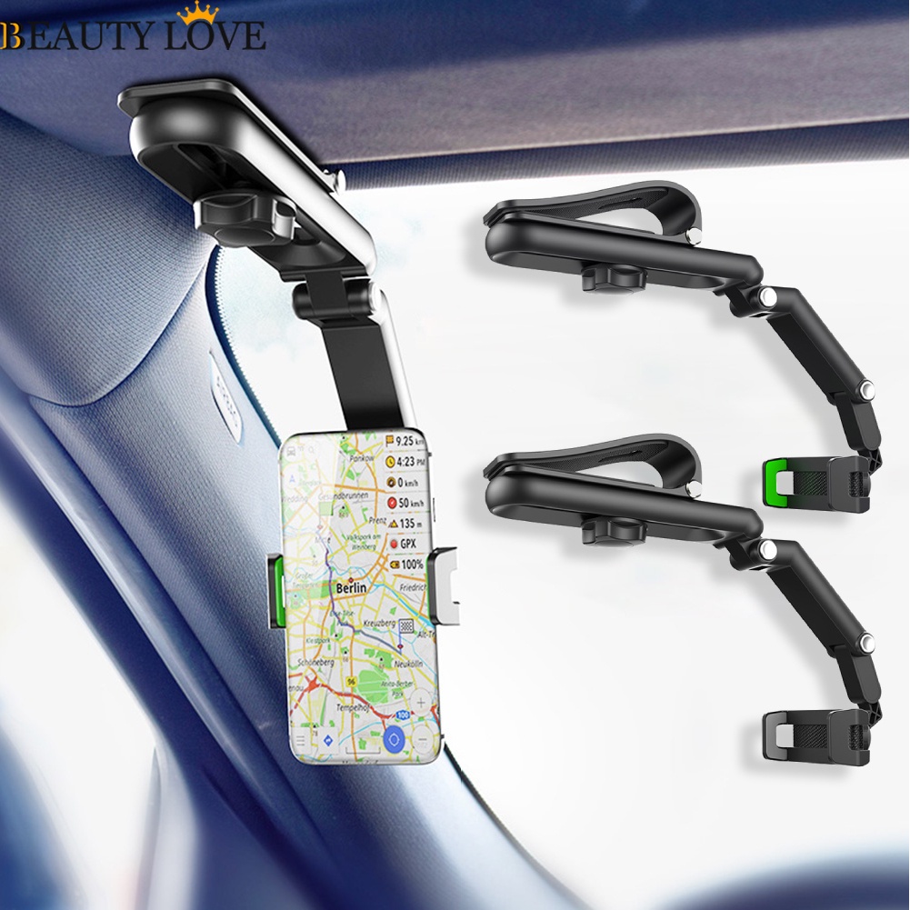 Giá Đỡ Điện Thoại / GPS Xoay 1080 Thông Dụng Gắn Kính Chắn Gió Xe Hơi