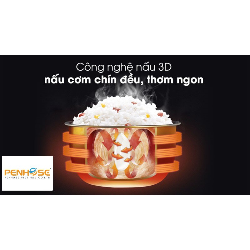 [PENHOSE] Nồi cơm điện điện tử 2 Lít (9 chế độ nấu) PH-689S chính hãng (BH 12 tháng)